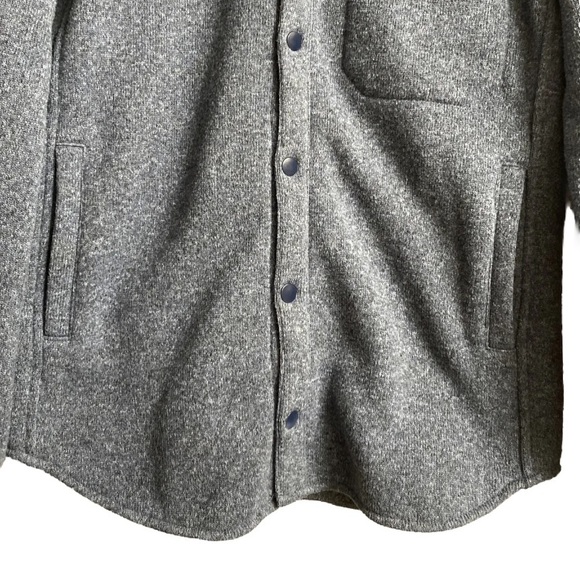 Myles Apparel Men's Farallon Fleece Button Down Jacket Shacket Sz Small Blue - Picture 3 of 8